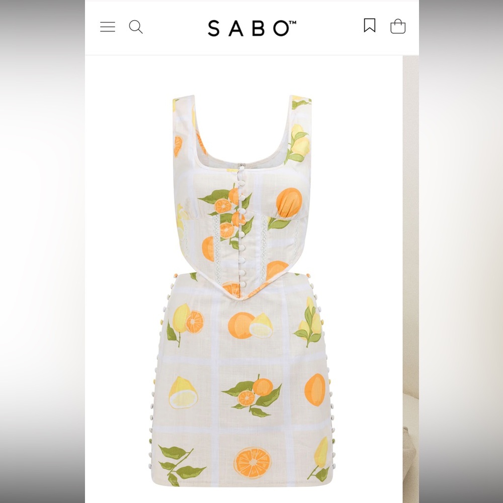 Citrus sabo skirt dress